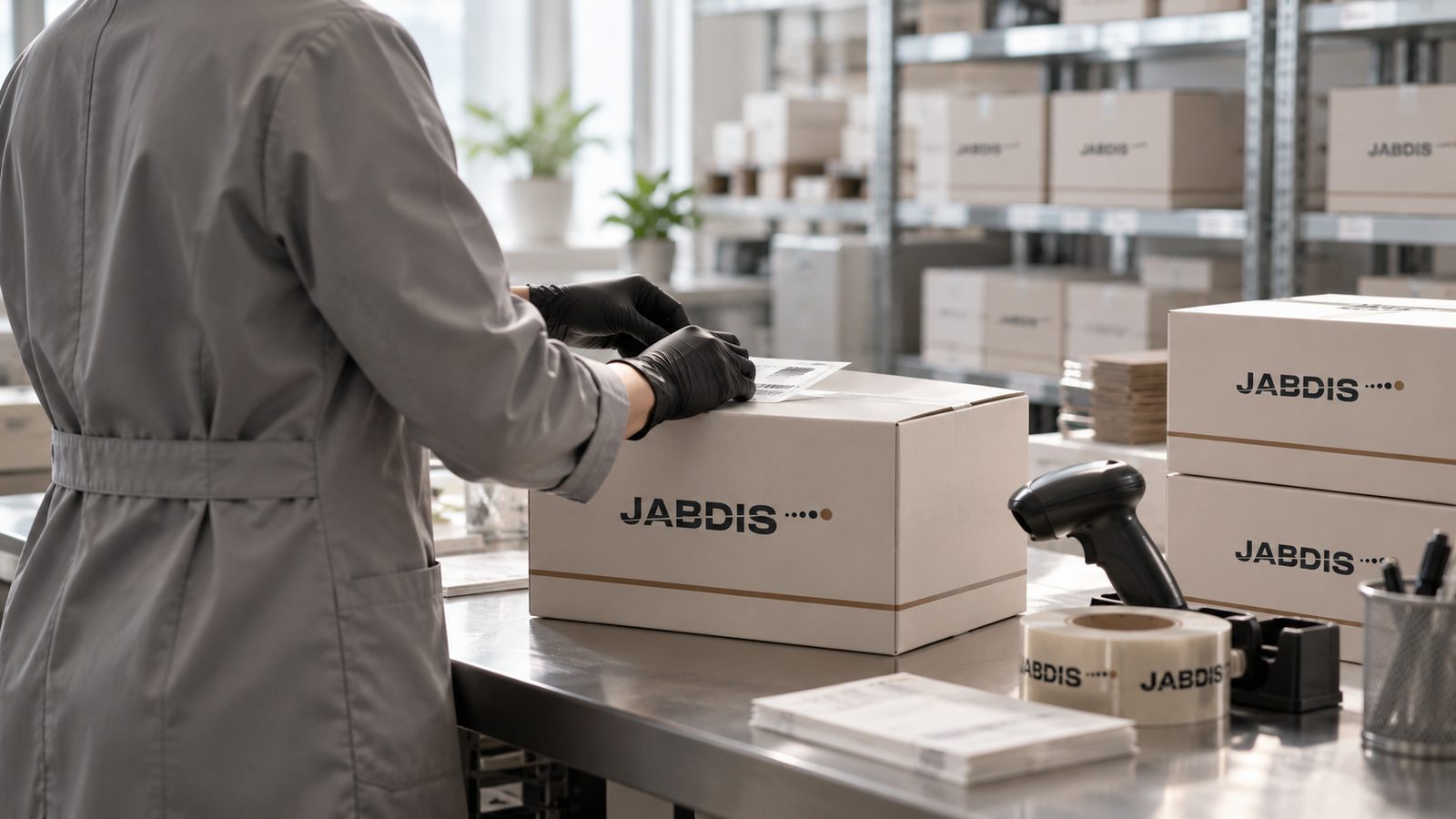 Preparación de pedidos en el almacén de Jabdis en Valencia